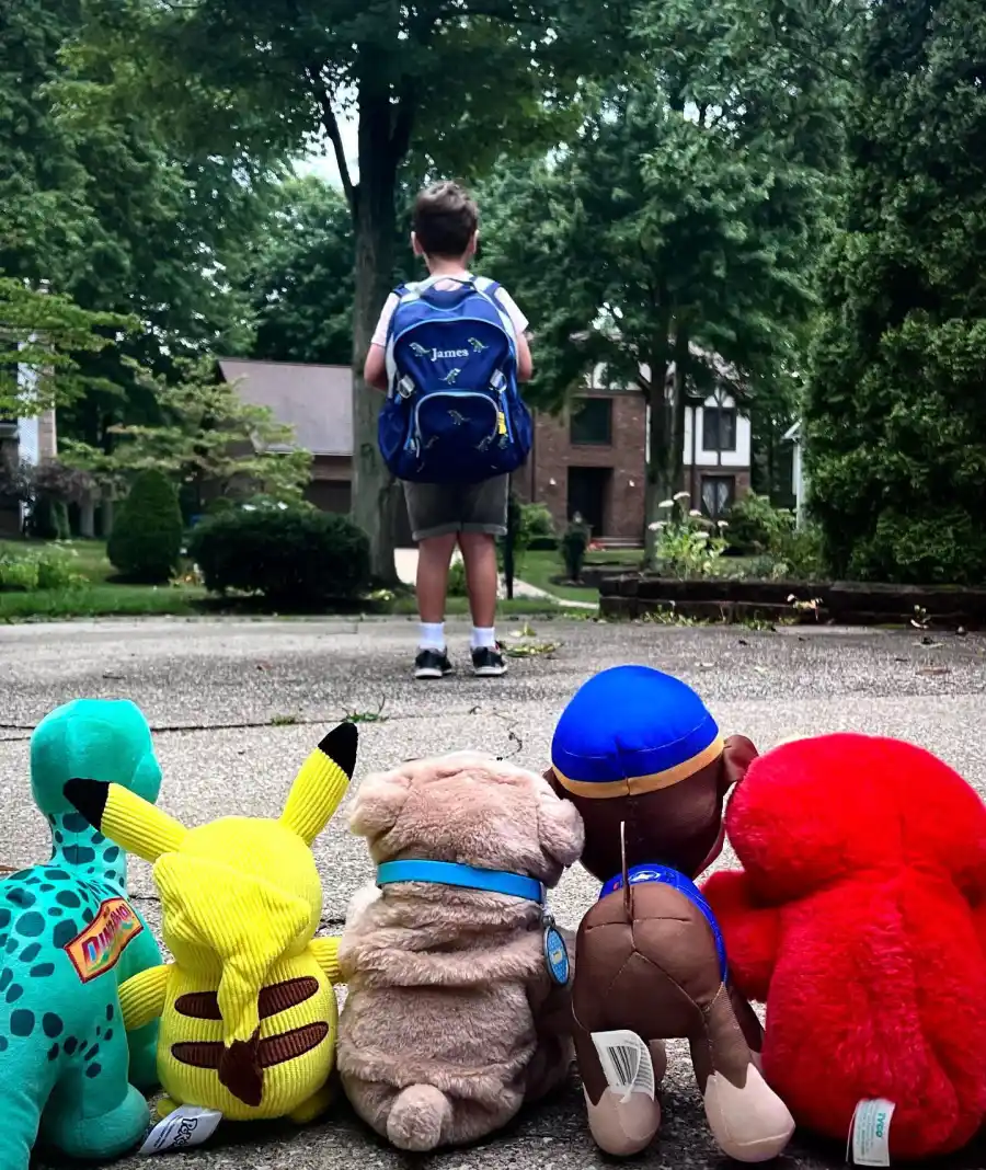 Michael Allio Is Wrecked Sending Brave Son James to Kindergarten 5