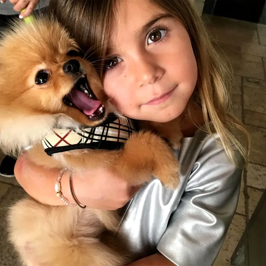 Precious Pooches! See Kardashian-Jenner Kids' Snuggling Their Sweetest Pets
