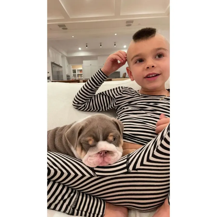 Precious Pooches! See Kardashian-Jenner Kids' Snuggling Their Sweetest Pets