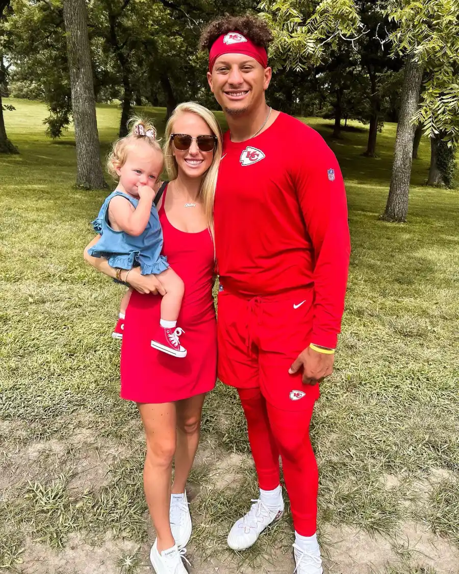 Pregnant Brittany Mahomes Supports Husband Patrick Mahomes Training Camp