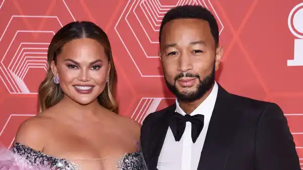 Pregnant Chrissy Teigen Crashes John Legend’s Zoom Interview to Show Off Her Growing Baby Bump: Watch