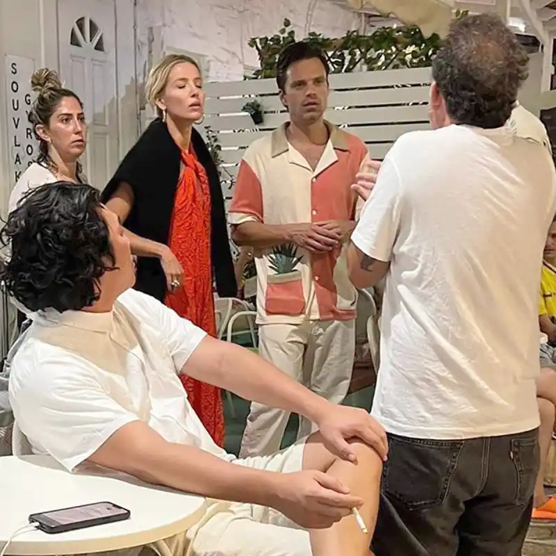 Sebastian Stan Spotted With Rumored Girlfriend Annabelle Wallis on His 40th Birthday in Greece: Photos