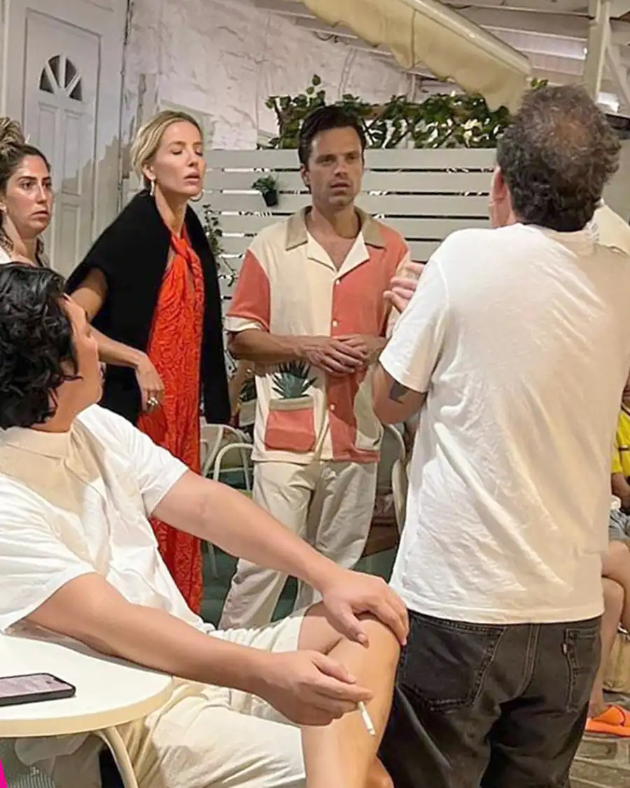 Sebastian Stan Spotted With Rumored Girlfriend Annabelle Wallis on His 40th Birthday in Greece: Photos