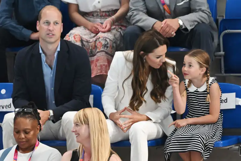 Sports Fan Princess Charlotte Joins Parents Commonwealth Games Photos