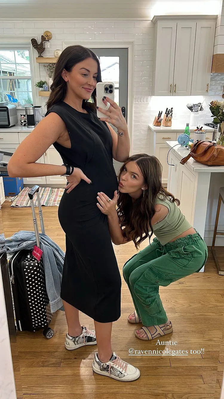 Tia Booth's Baby Bump Album