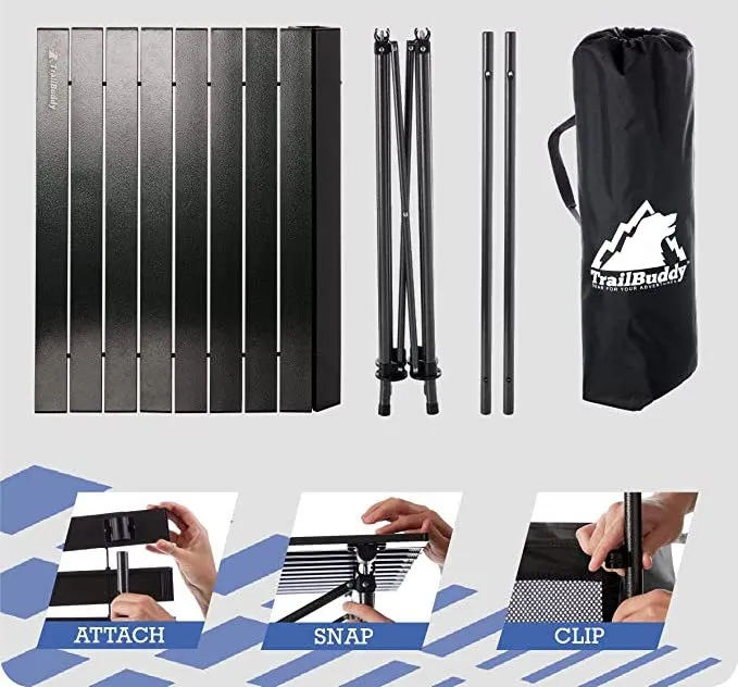 TrailBuddy Folding Camping Table
