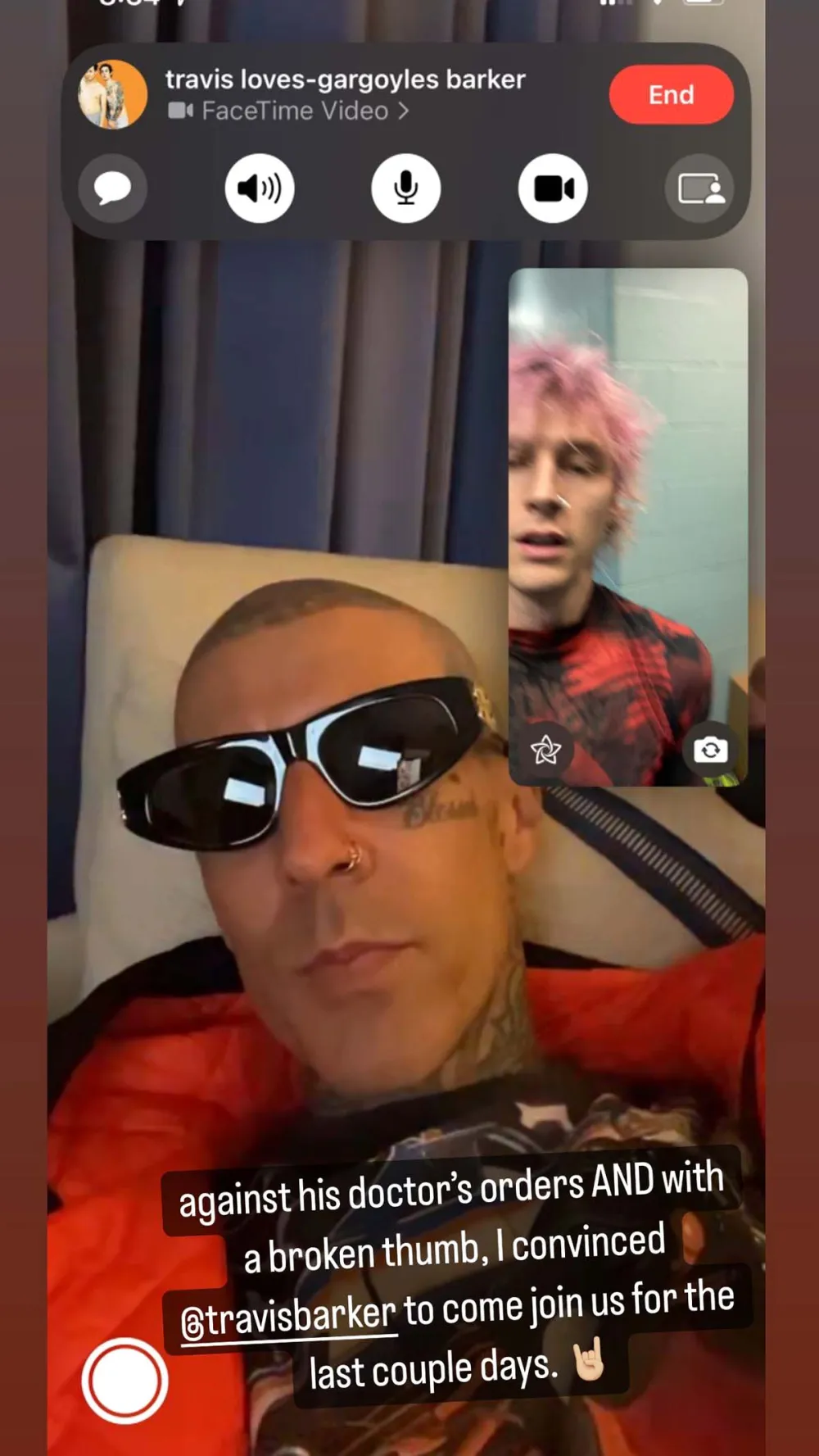 Travis Joins MGK&rsquo;s Tour &lsquo;Against Doctor&rsquo;s Orders&rsquo; After Hospitalization