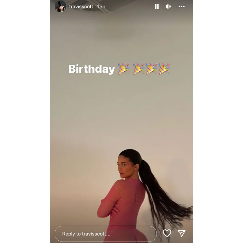 Travis Scott Marks GF Kylie Jenner 25th Birthday With Adorable Tribute