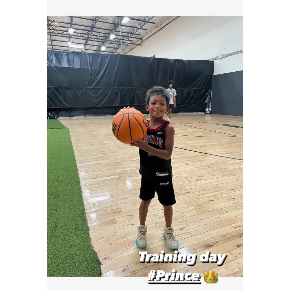 Tristan Thompson Plays Basketball With 5-Year-Old Son Prince: &lsquo;Starting Them Early&rsquo;