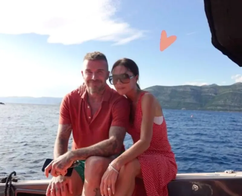 Victoria Beckham Says She Inspired David Beckham as They Twin in Red Outfits