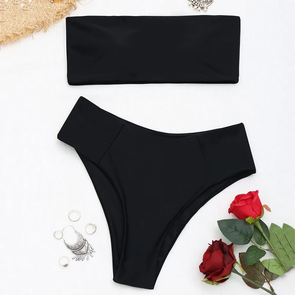 amazon-zaful-bandeau-bikini-black