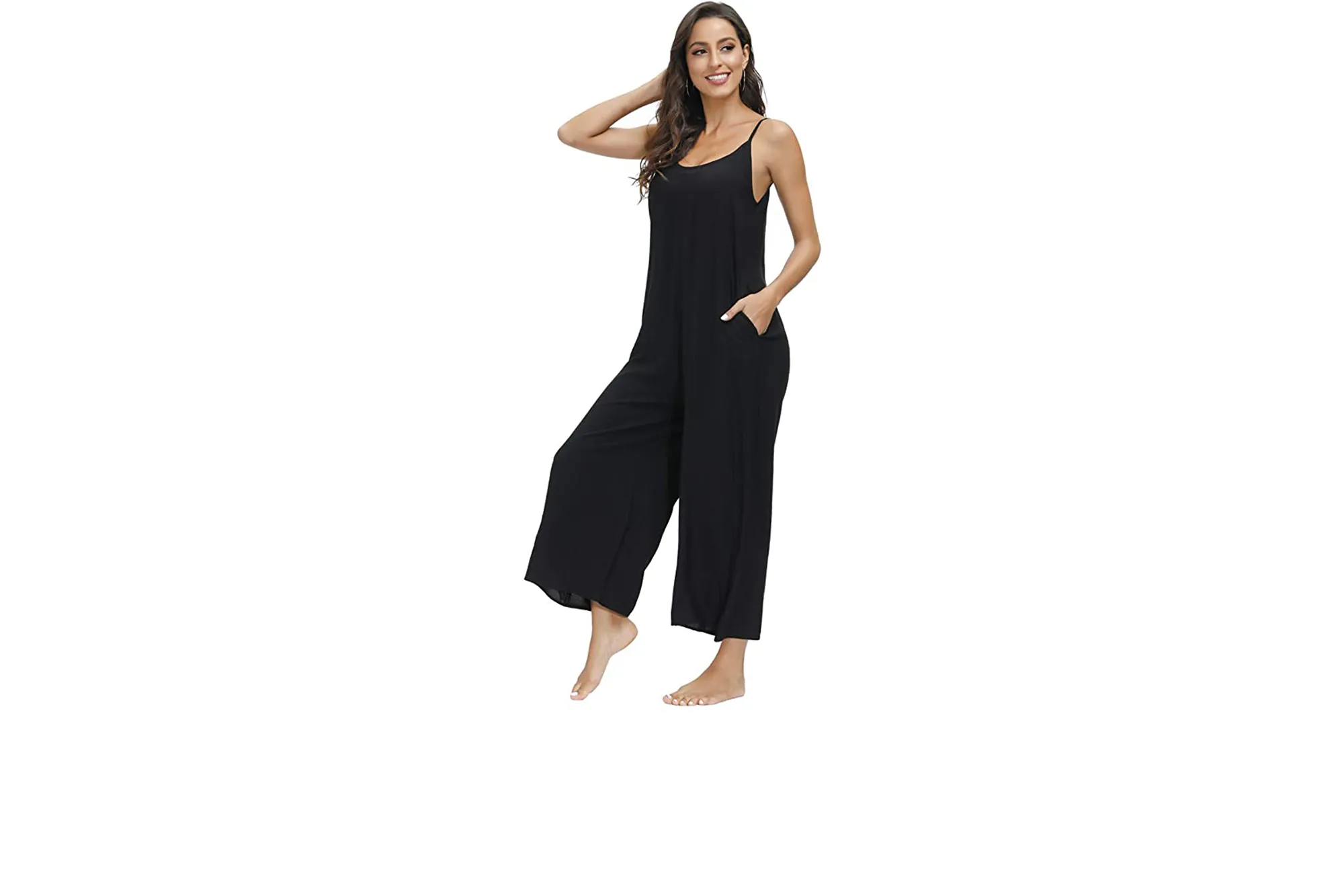 black jumpsuit