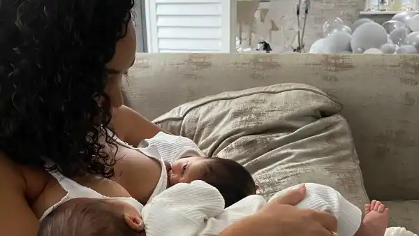 Little Mix’s Leigh-Anne, More Celeb Moms Share Tandem Breast-Feeding Pics