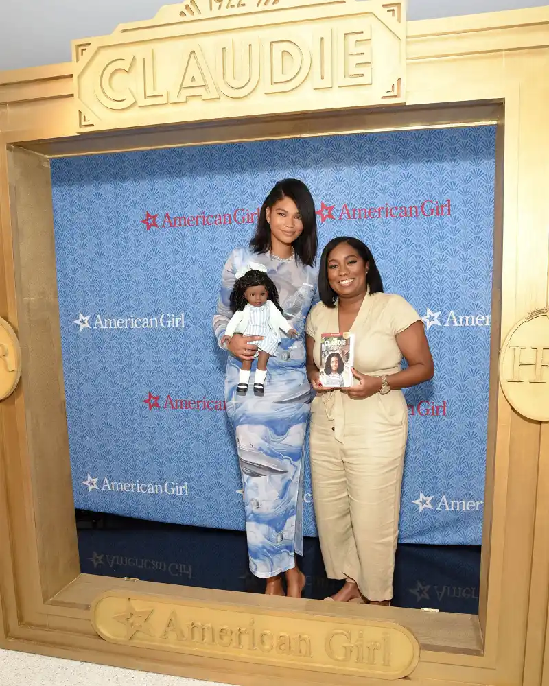 hot pics Chanel Iman American Girl’s newest historical character, Claudie Wells best-selling novelist and author of the new series Brit Bennett