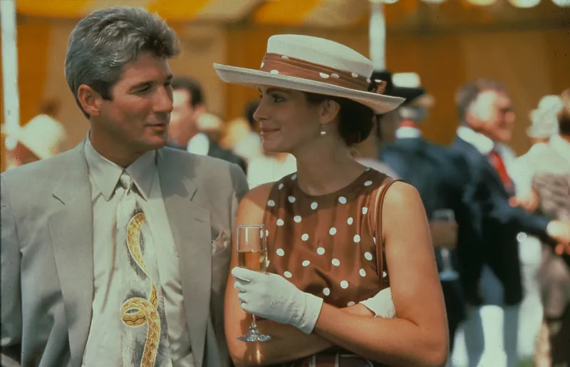 julia-roberts-brown-polka-dot-dress-pretty-woman