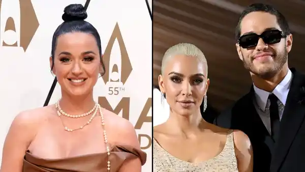 Katy Perry Tells Kim Kardashian 'No Offense' After TikTok IDs Pete Davidson as Her 'Lover'