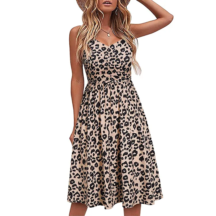 leopard print dress