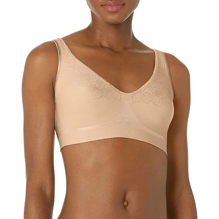 nude wireless bra