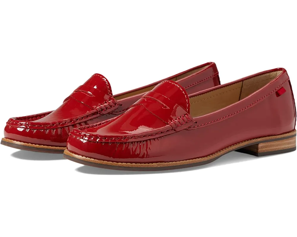 red loafers