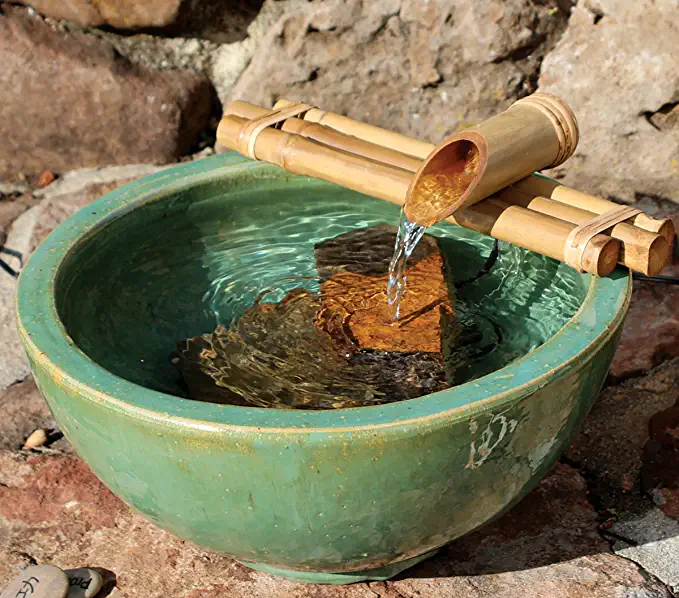 bamboo water fountain
