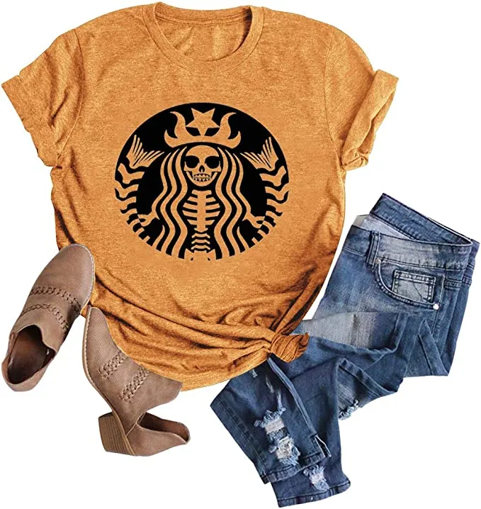 Anbech Women's Halloween Graphic