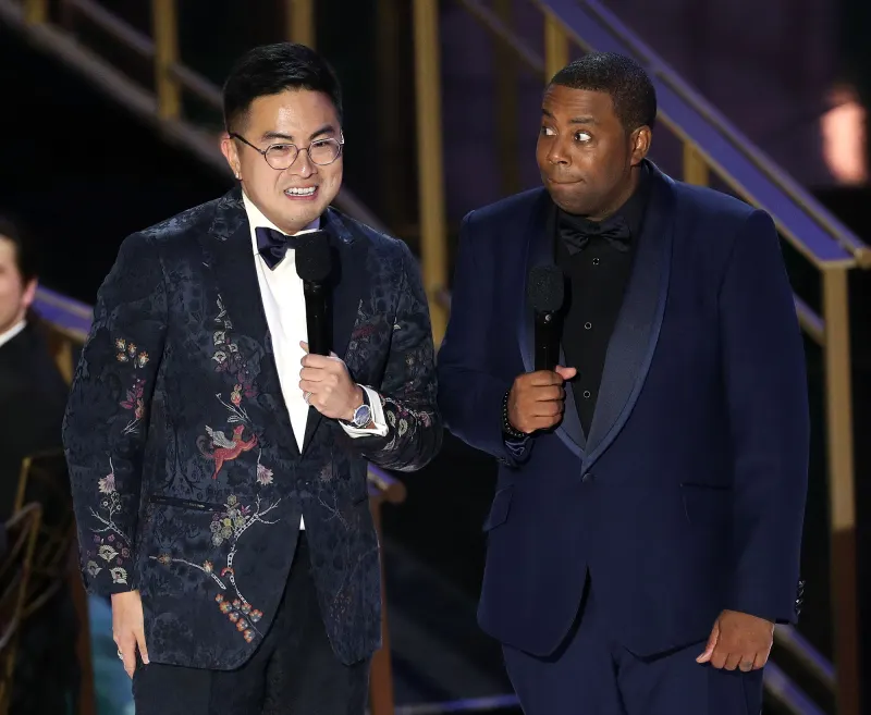 Bowen Yang Makes Oscars Joke to Host Kenan Thompson at 2022 Emmy Awards