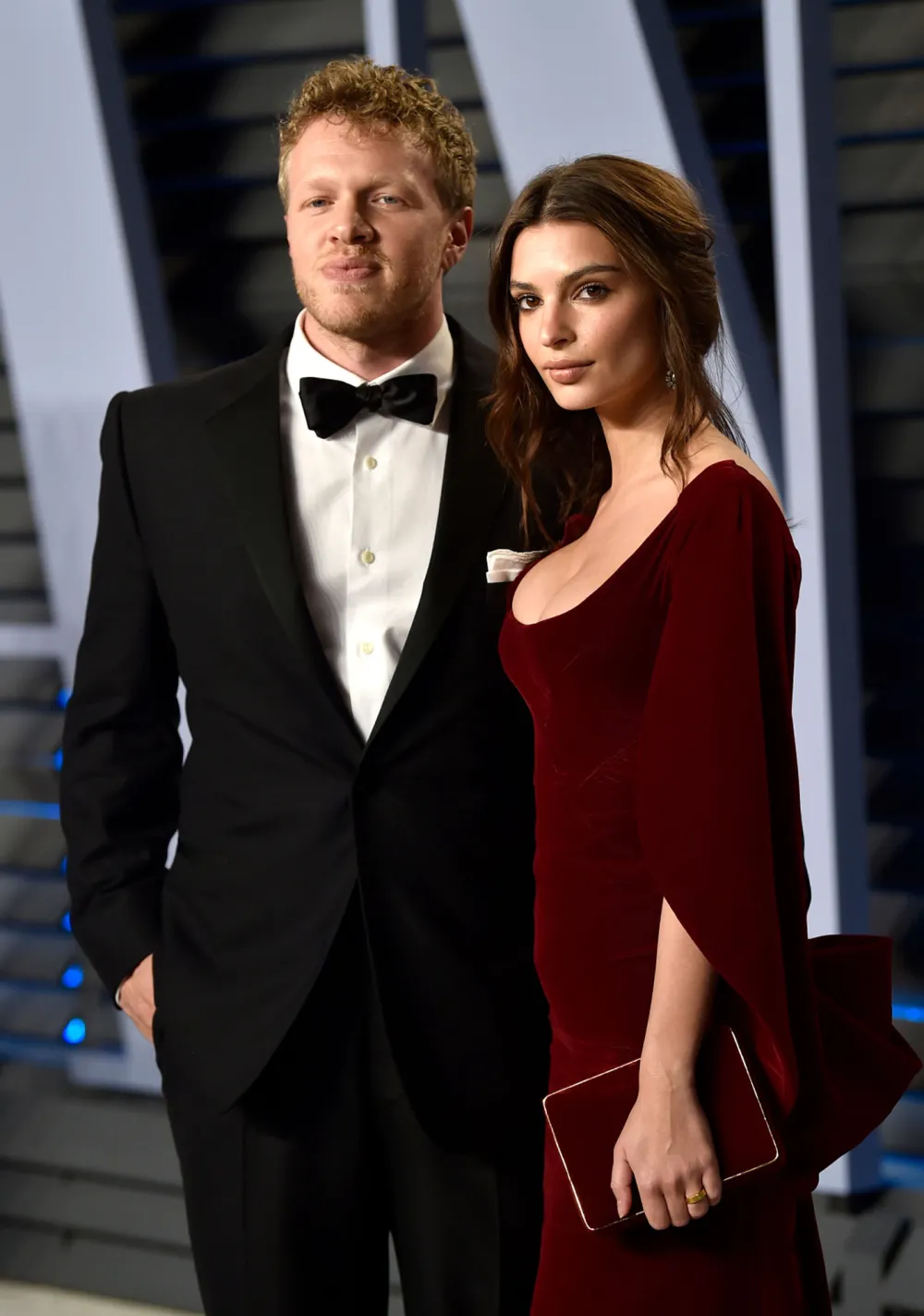 Brad Pitt and Emily Ratajkowski Are Hanging Out Sebastian Bear-McClard