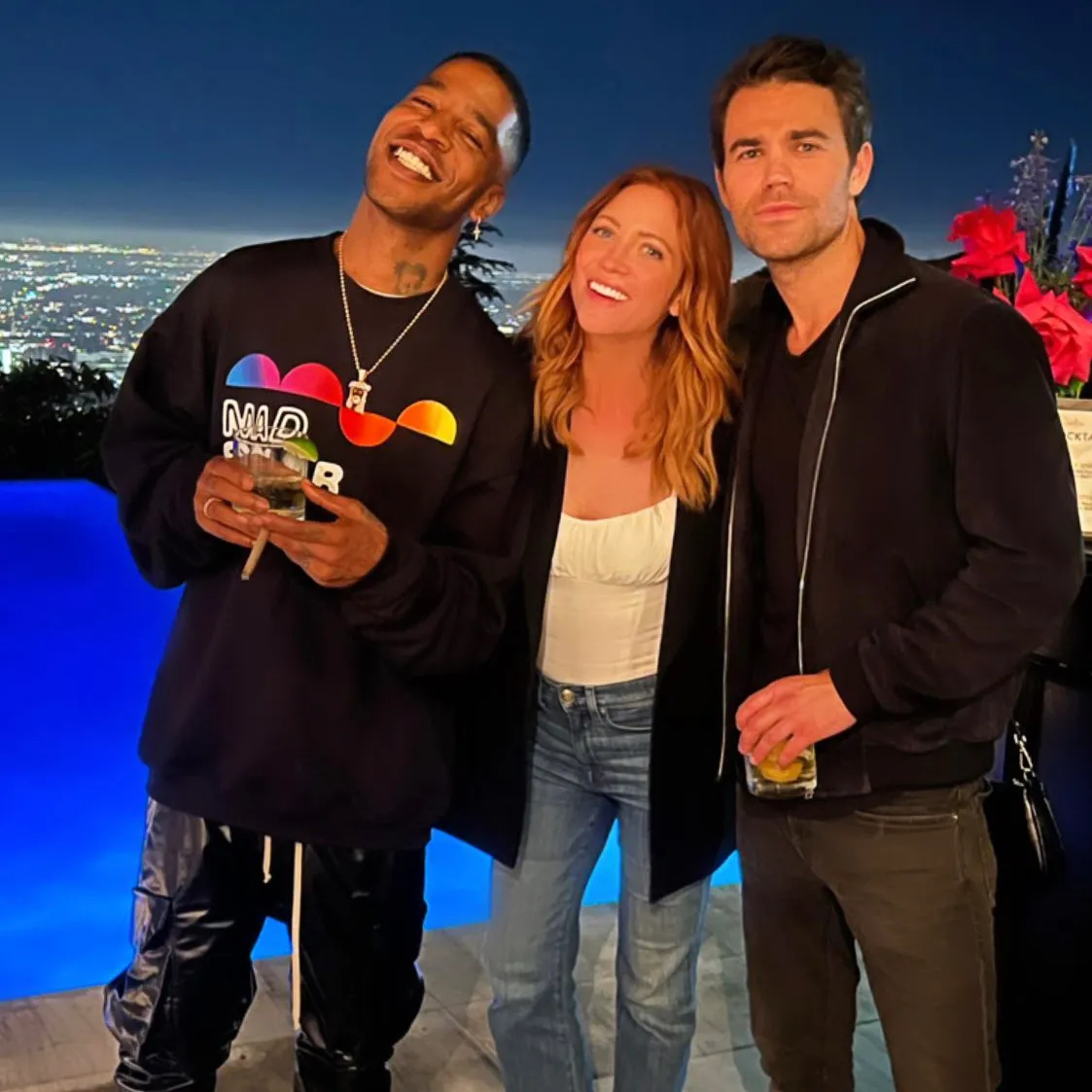 Brittany Snow and Paul Wesley Hang Out With Kid Cudi Amid Their Respective Splits: 'My Big Brothers'