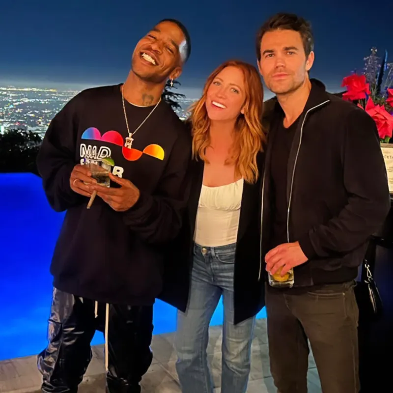 Brittany Snow and Paul Wesley Hang Out With Kid Cudi Amid Their Respective Splits: 'My Big Brothers'