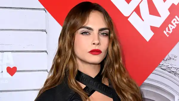 Cara Delevingne Stuns in Blazer Dress at Cara Loves Karl Event