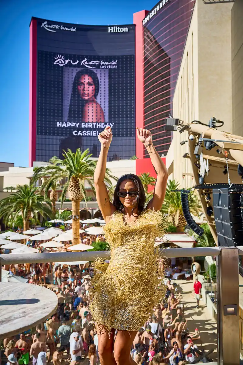 Cassie Vegas Birthday Hot Pics