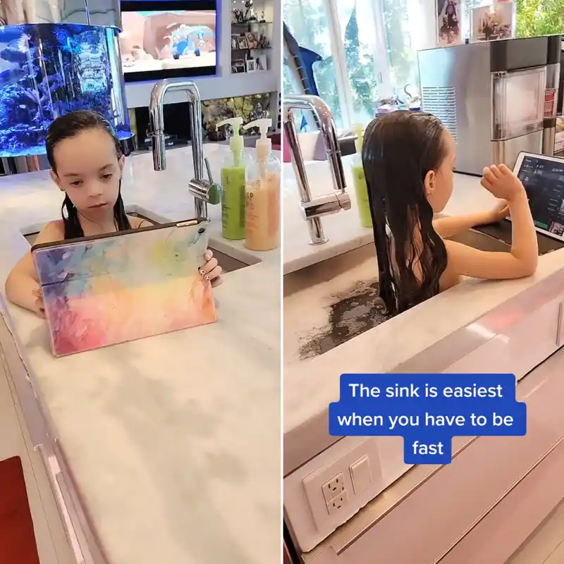 Coco Austin Confuses Fans by Bathing 6-Year-Old Chanel Daughter in the Sink