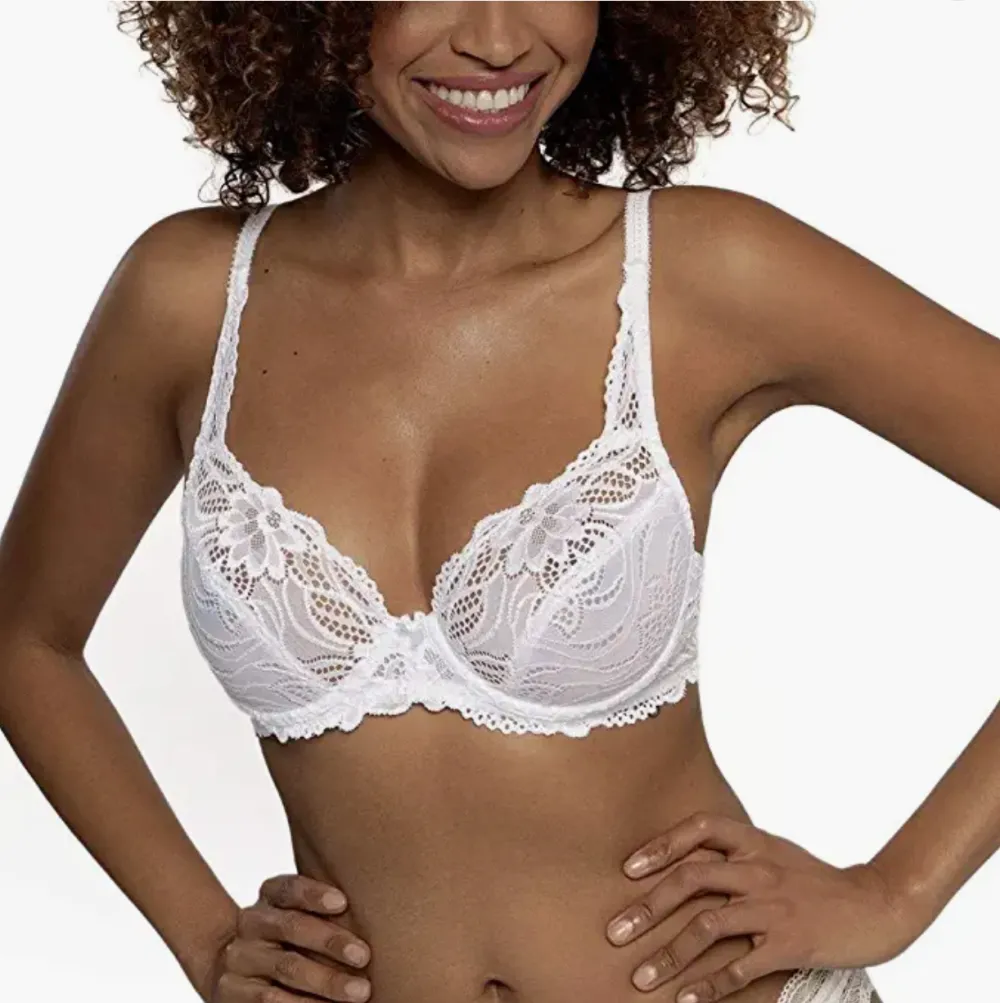 DORINA Angie Women's Sexy 3:4 & Full Cup Coverage Non Padded Underwire Lace Bra