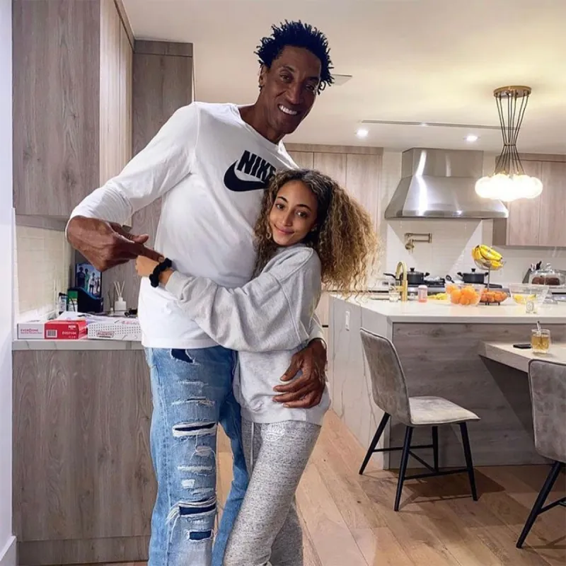 Daddys Girl Scottie Pippen Instagram Scottie Pippen and Larsa Pippen Family Album
