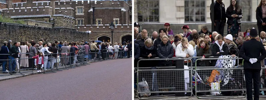 Diana Queen Elizabeth funeral