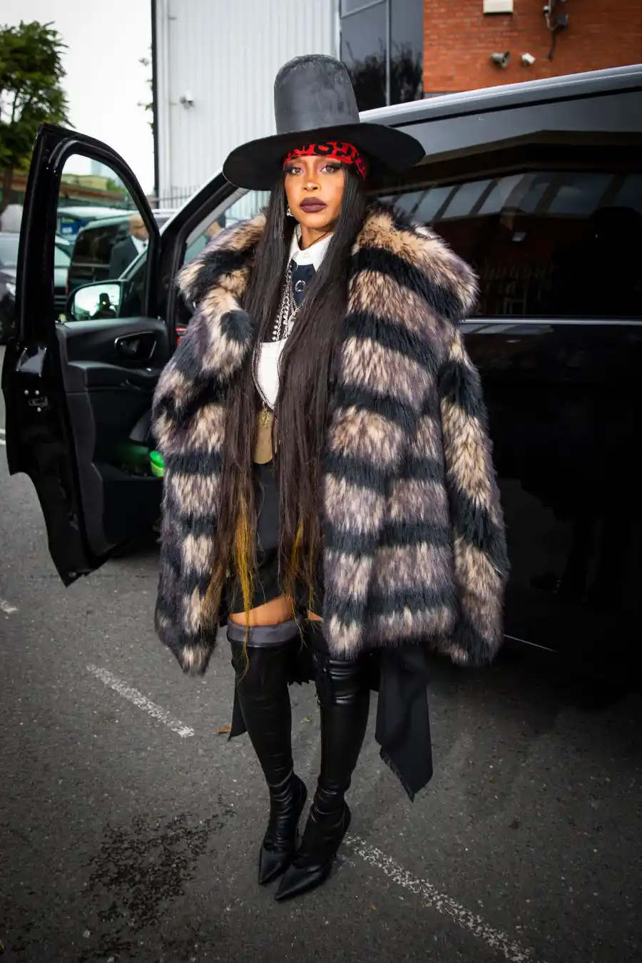 Erykah Badu London Burberry