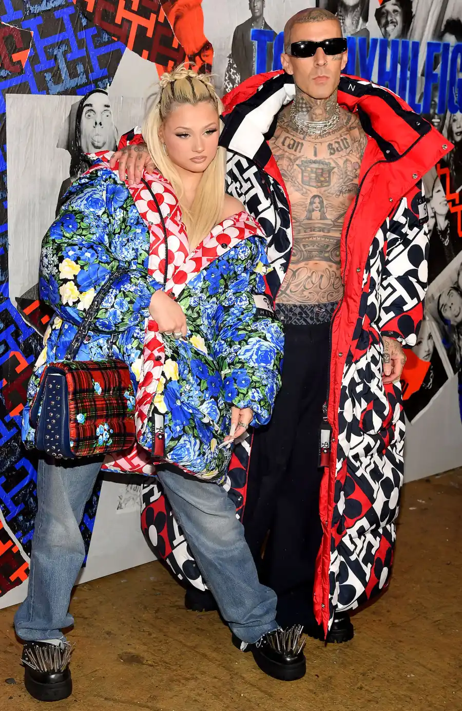 Family Affair! Kourtney and Trav Dazzle at Tommy Hilfiger Show