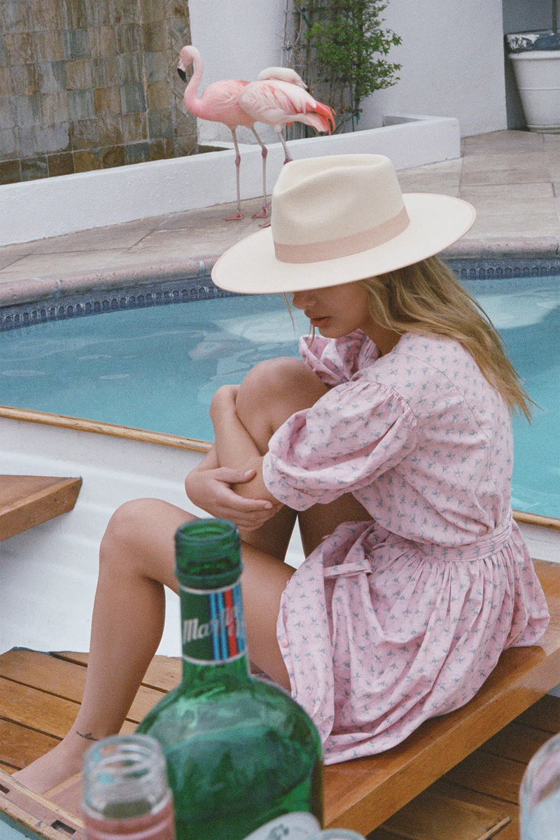 Lack of Color ivory rancher hat