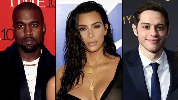 Kanye West, Kim Kardashian, Pete Davidson