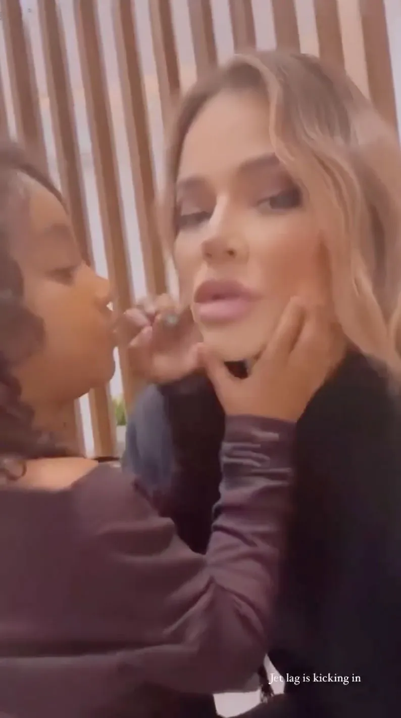 Khloe K Lets Chicago Do Her Makeup