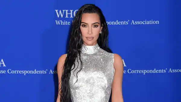 Kim Kardashian Butt Out and Bleached Eyebrows on Interview Mag Cover