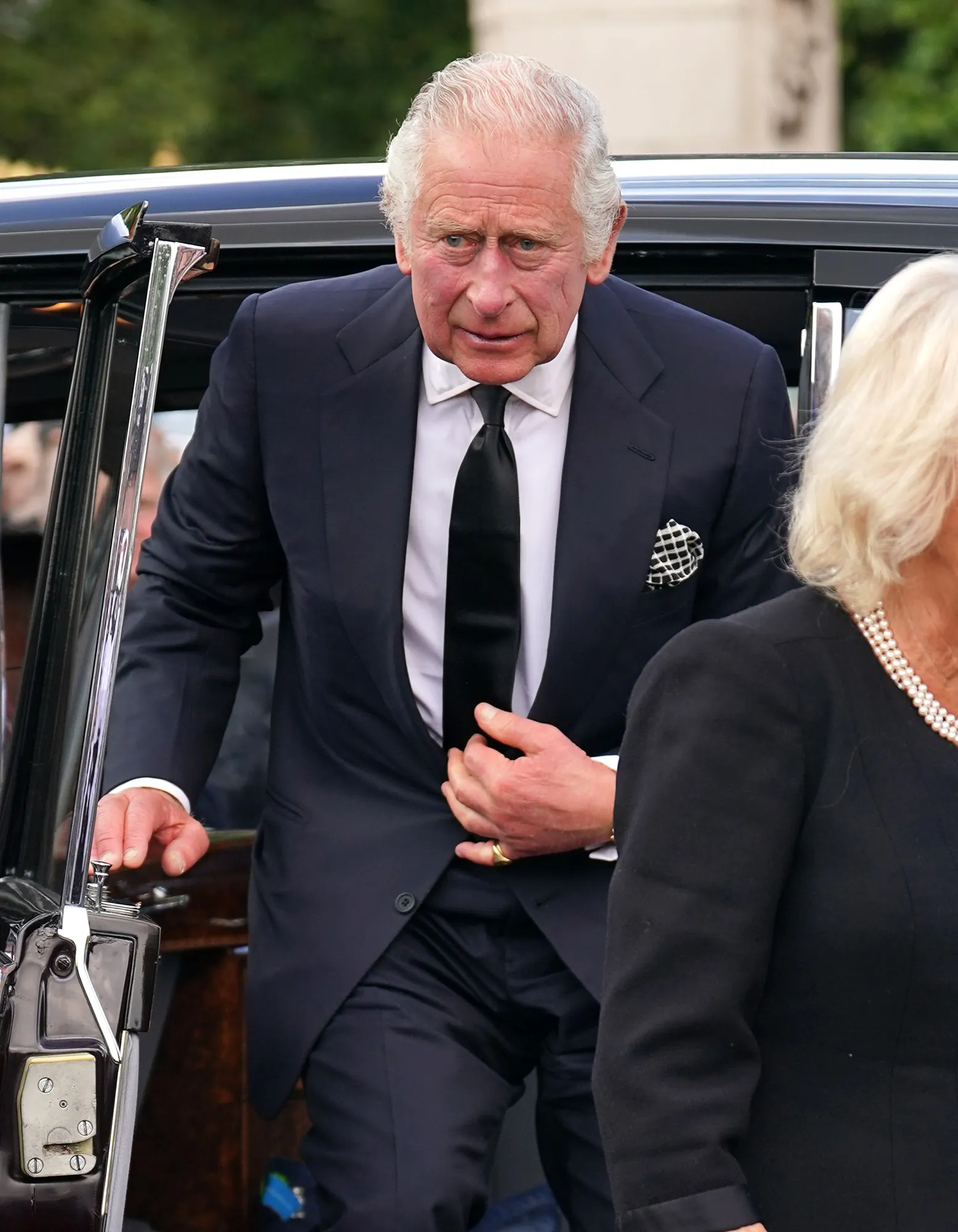 King Charles III Cries as He Heads to Buckingham Palace After Ascension Ceremony: Photo