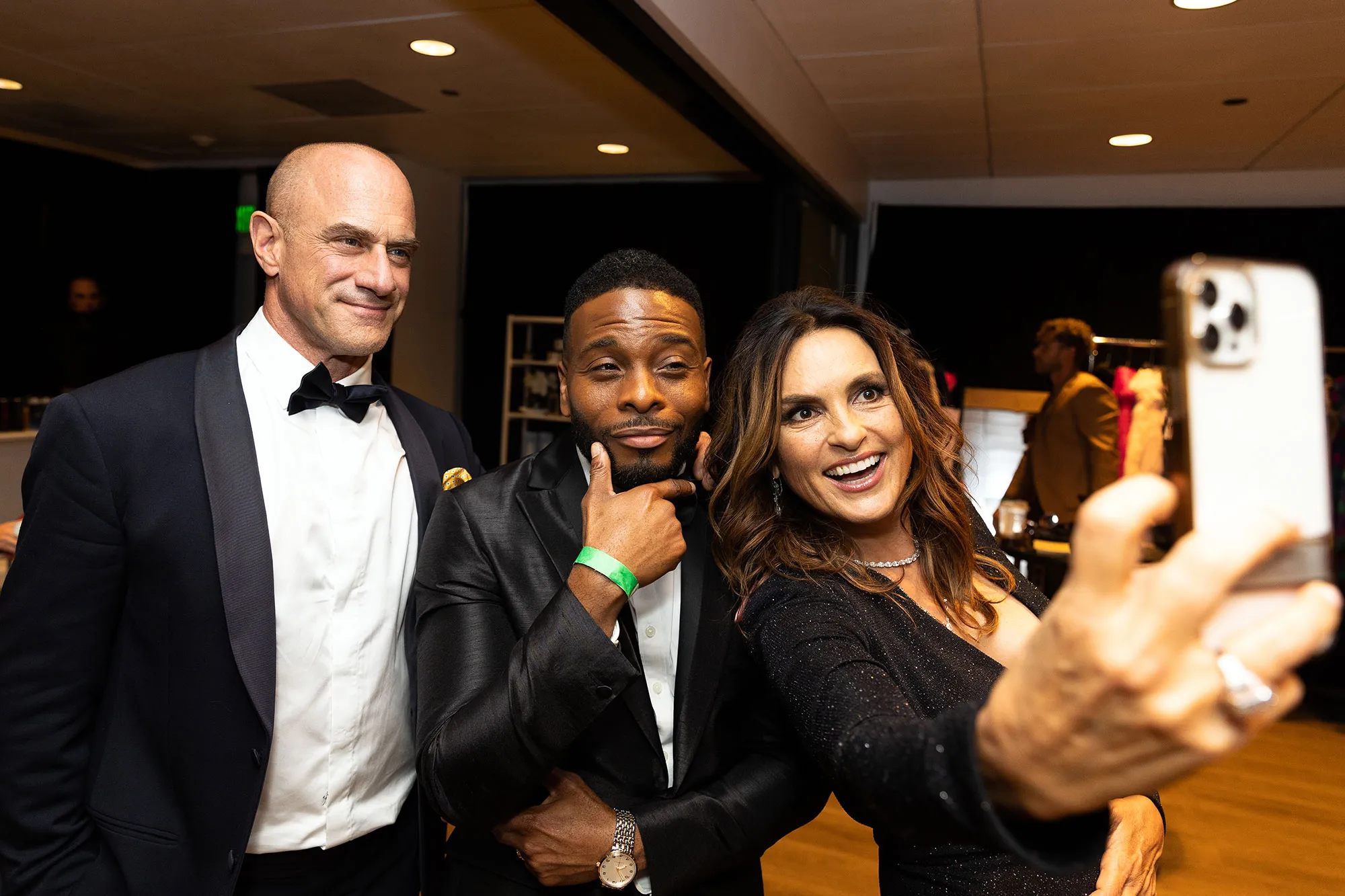 Lily James Mariska Hargitay Zedd and More Celebs Backstage at the Official 2022 Emmy Awards Gifting Suite