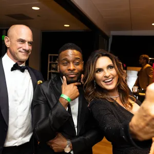 Lily James Mariska Hargitay Zedd and More Celebs Backstage at the Official 2022 Emmy Awards Gifting Suite