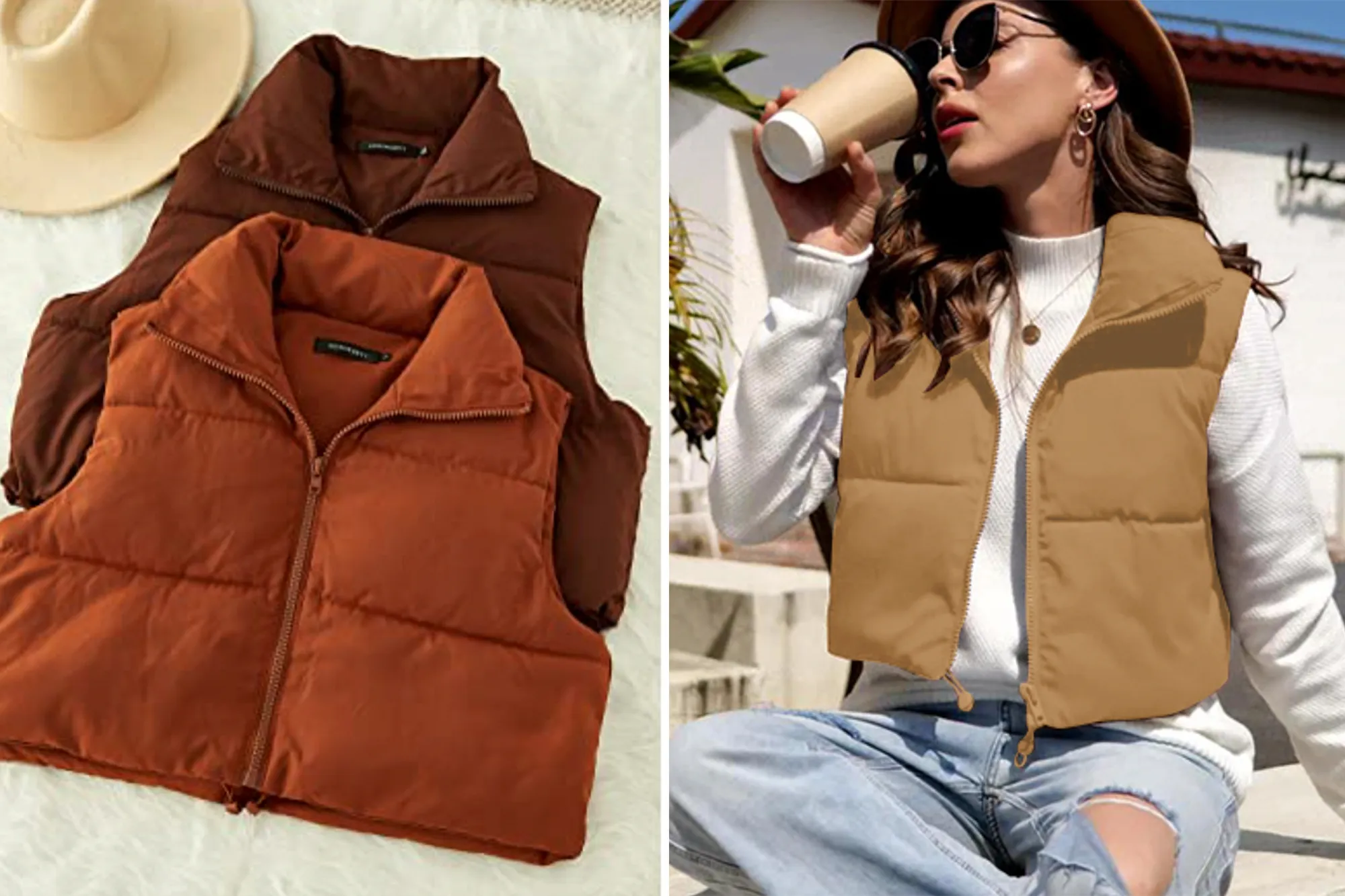 MEROKEETY-Women's-Crop-Puffer-Vest-2