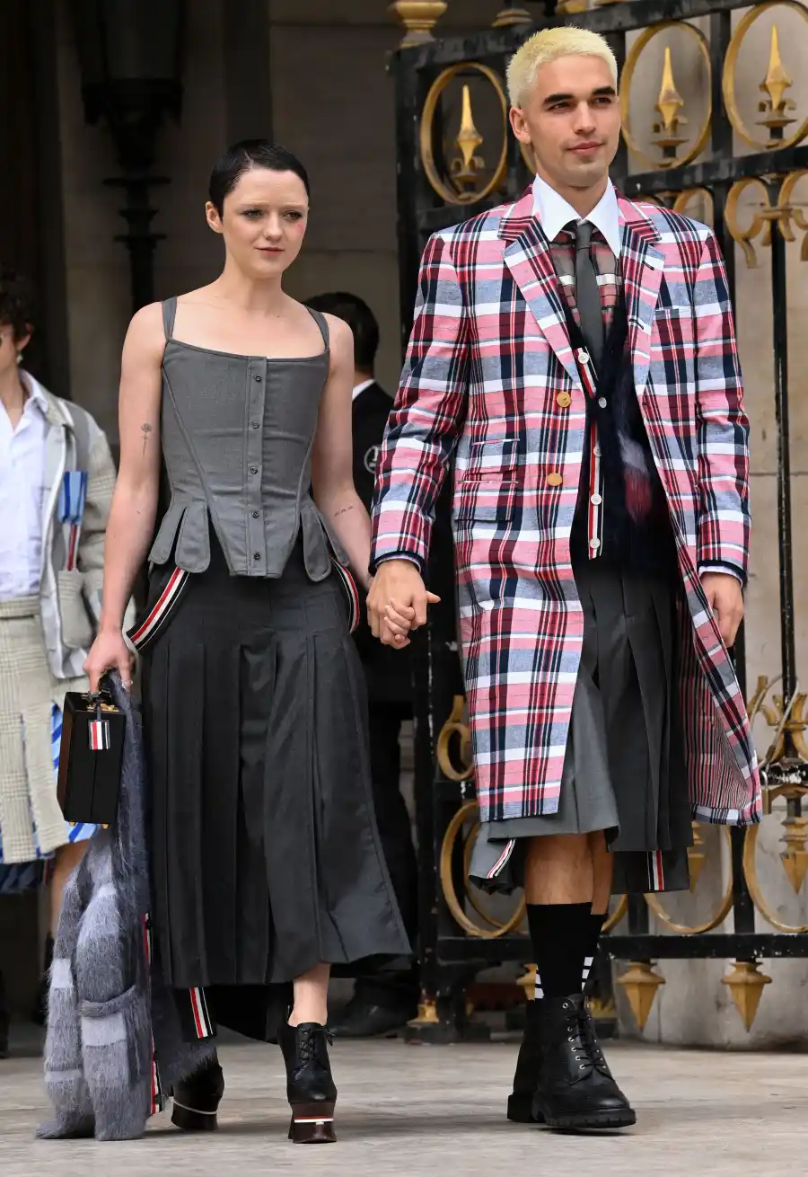 Maisie Williams and Reuben Selby PFW