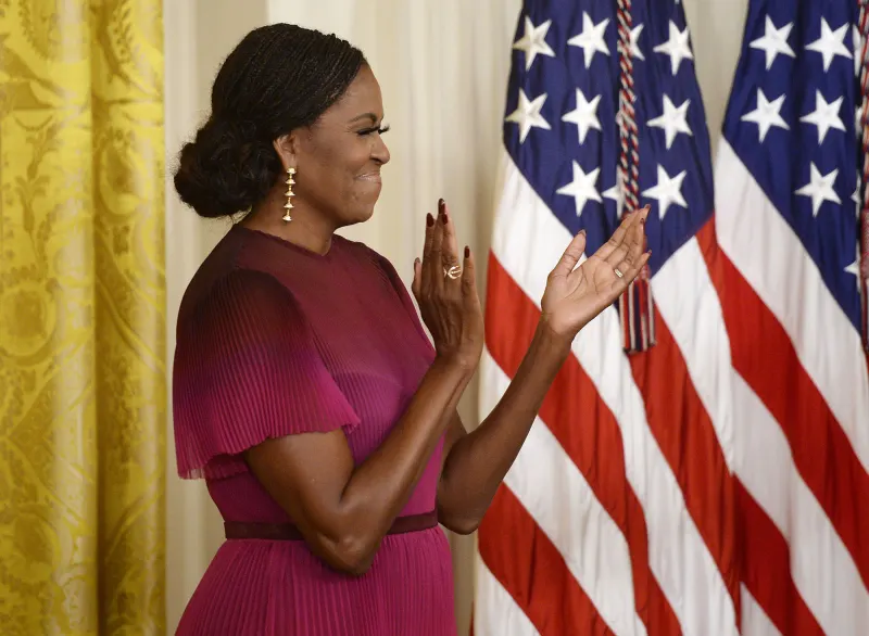 Michelle Obama Praised for Wearing Braids to Portrait Unveiling 2