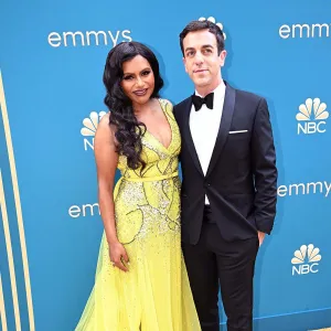 Mindy Kaling and B. J. Novak Joke About 'Complicated' Costar Romances at Emmys