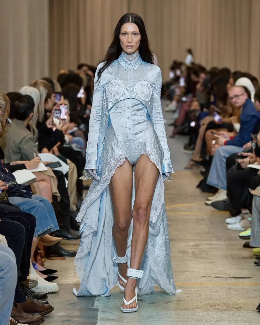 Model at London Burberry Show