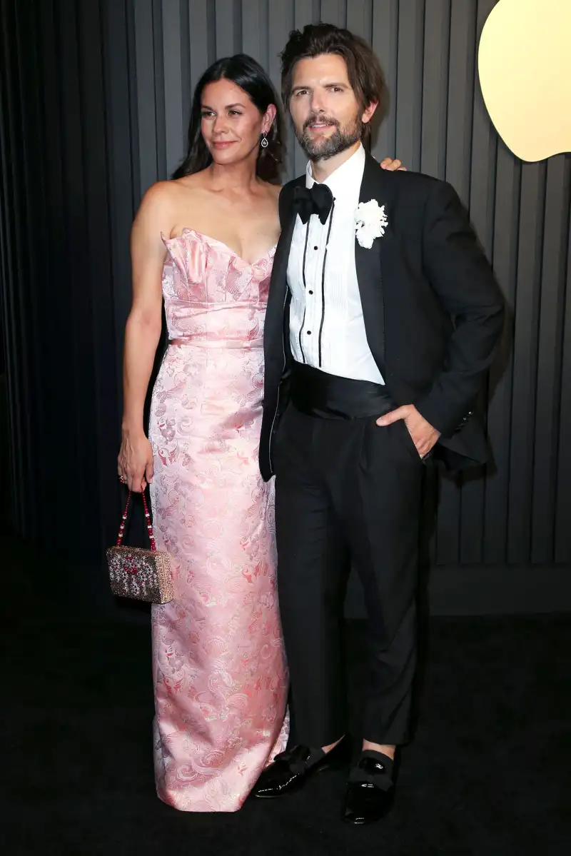 Naomi Scott and Adam Scott Emmys 2022 Afterparty